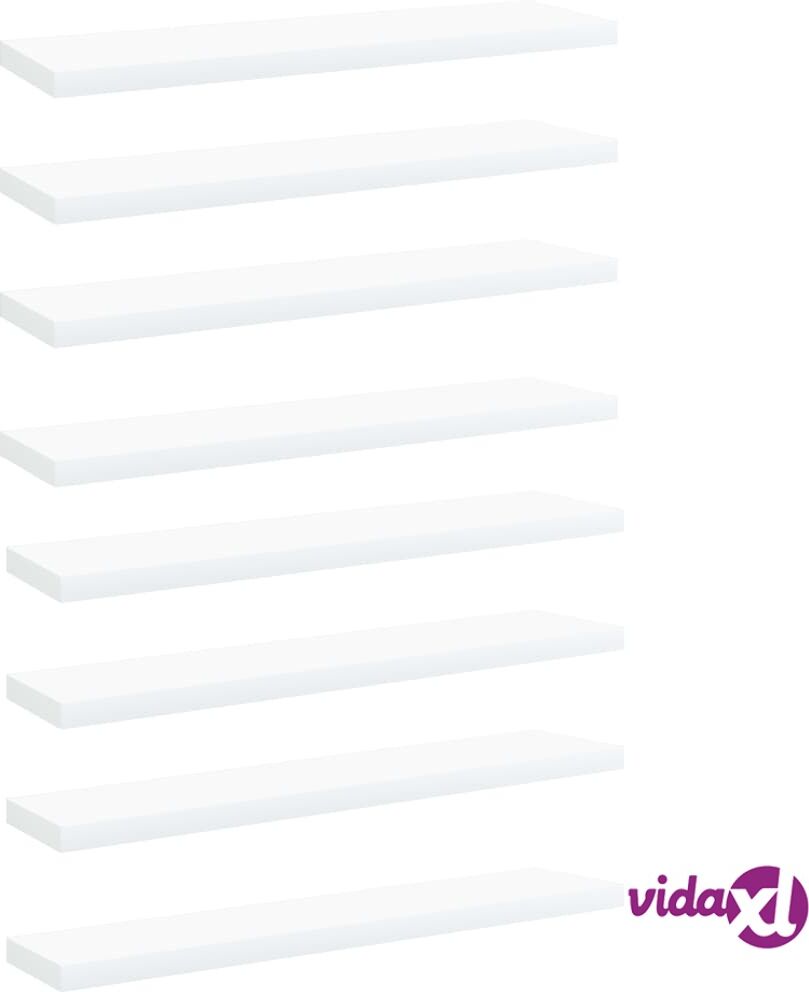 vidaXL Kirjahyllytasot 8 kpl valkoinen 40x10x1,5 cm lastulevy vidaXL Kirjahyllytasot 8 kpl valkoinen 40x10x1,5 cm lastulevy