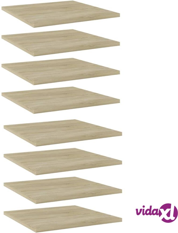 vidaXL Kirjahyllytasot 8 kpl Sonoma tammi 40x40x1,5 cm lastulevy vidaXL Kirjahyllytasot 8 kpl Sonoma tammi 40x40x1,5 cm lastulevy