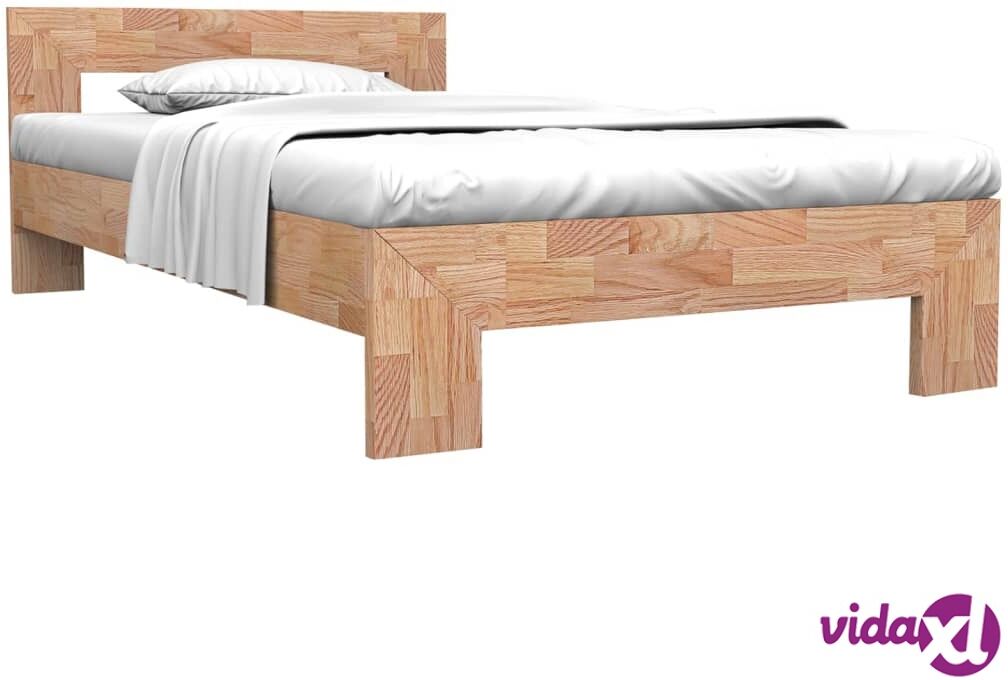 vidaXL Sängynrunko täysi tammi 160x200 cm vidaXL Sängynrunko täysi tammi 160x200 cm