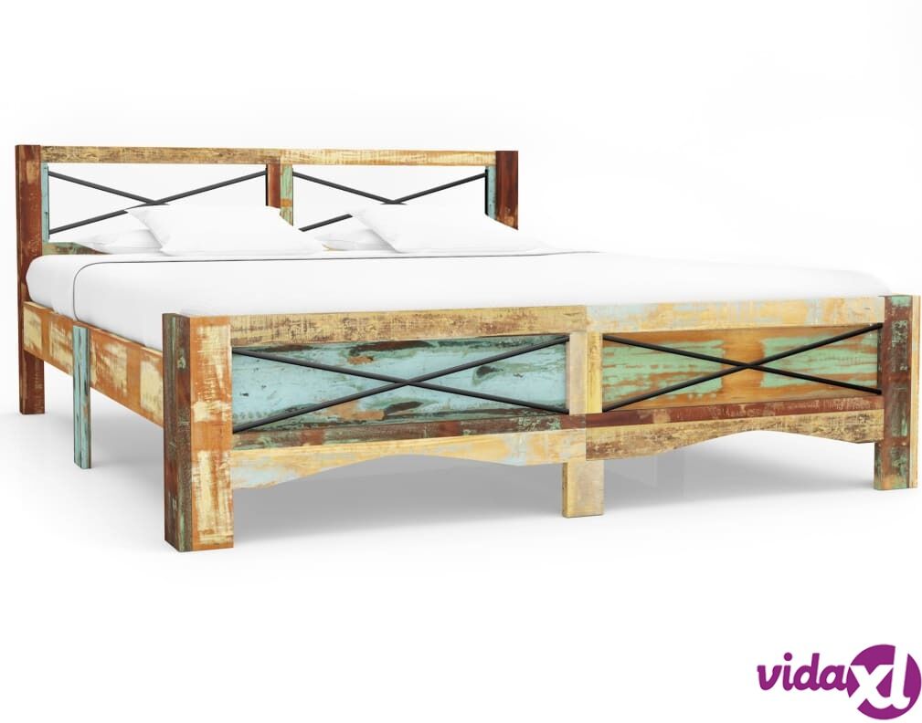 vidaXL Sängynrunko uusiokäytetty puu 180x200 cm vidaXL Sängynrunko uusiokäytetty puu 180x200 cm