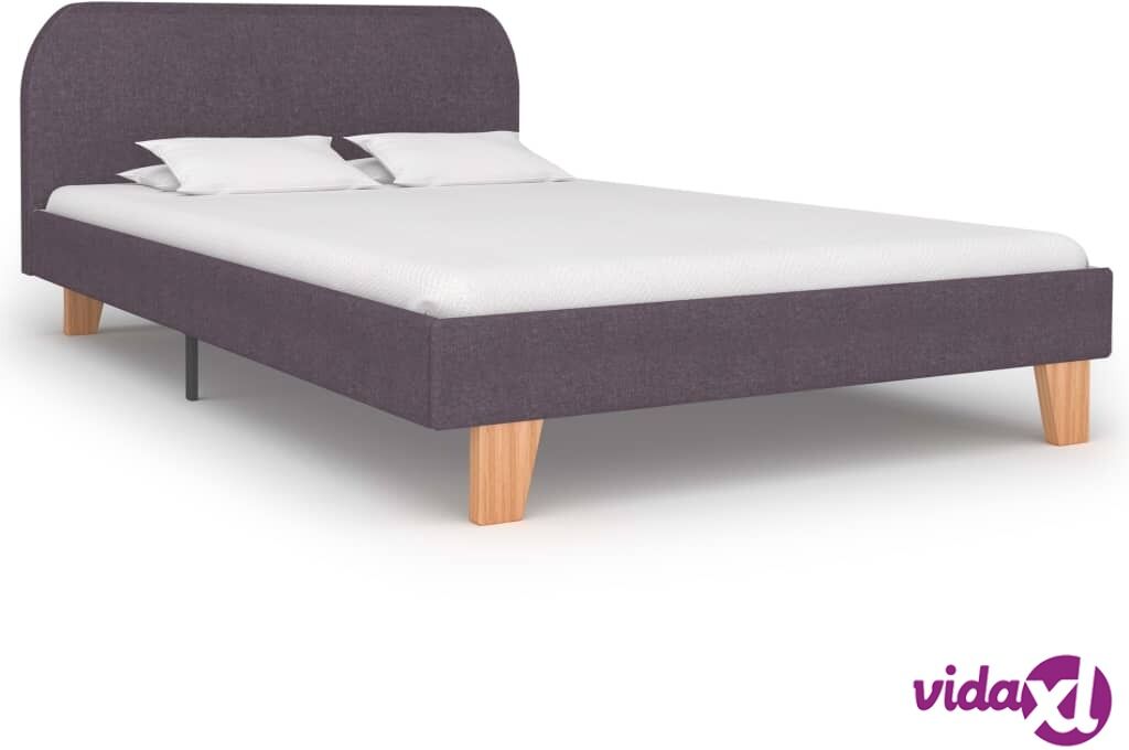 vidaXL Sängynrunko harmaanruskea kangas 120x190 cm vidaXL Sängynrunko harmaanruskea kangas 120x190 cm
