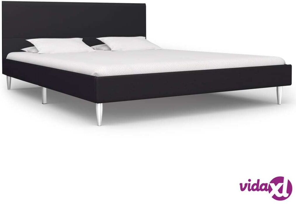 vidaXL Sängynrunko musta kangas 150x200 cm vidaXL Sängynrunko musta kangas 150x200 cm