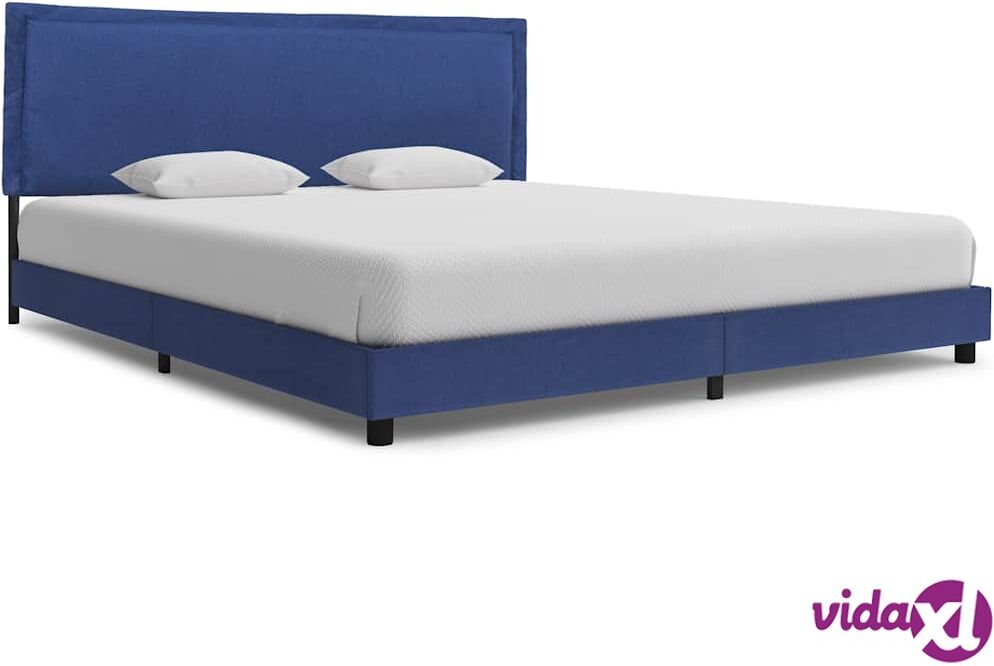 vidaXL Sängynrunko sininen kangas 150x200 cm vidaXL Sängynrunko sininen kangas 150x200 cm