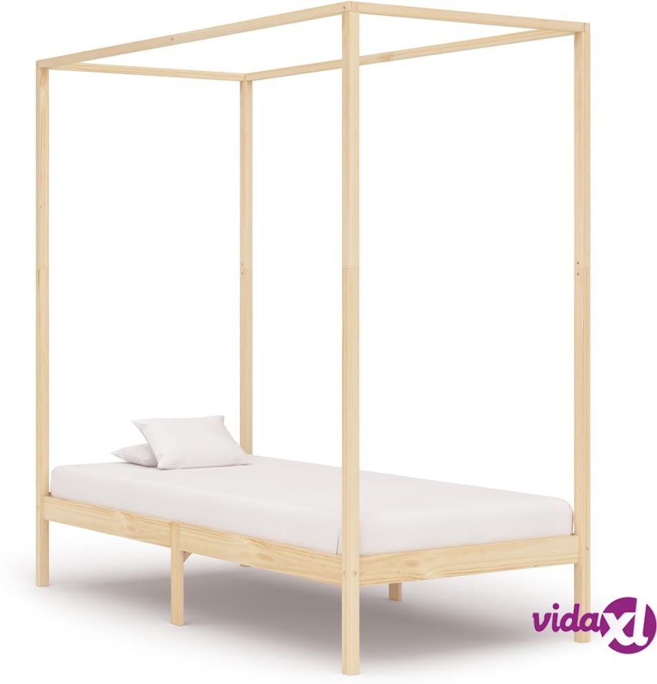 vidaXL Pylvässänky täysi mänty 90x200 cm vidaXL Pylvässänky täysi mänty 90x200 cm