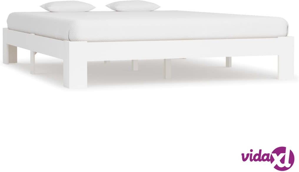 vidaXL Sängynrunko valkoinen mänty 180x200 cm vidaXL Sängynrunko valkoinen mänty 180x200 cm