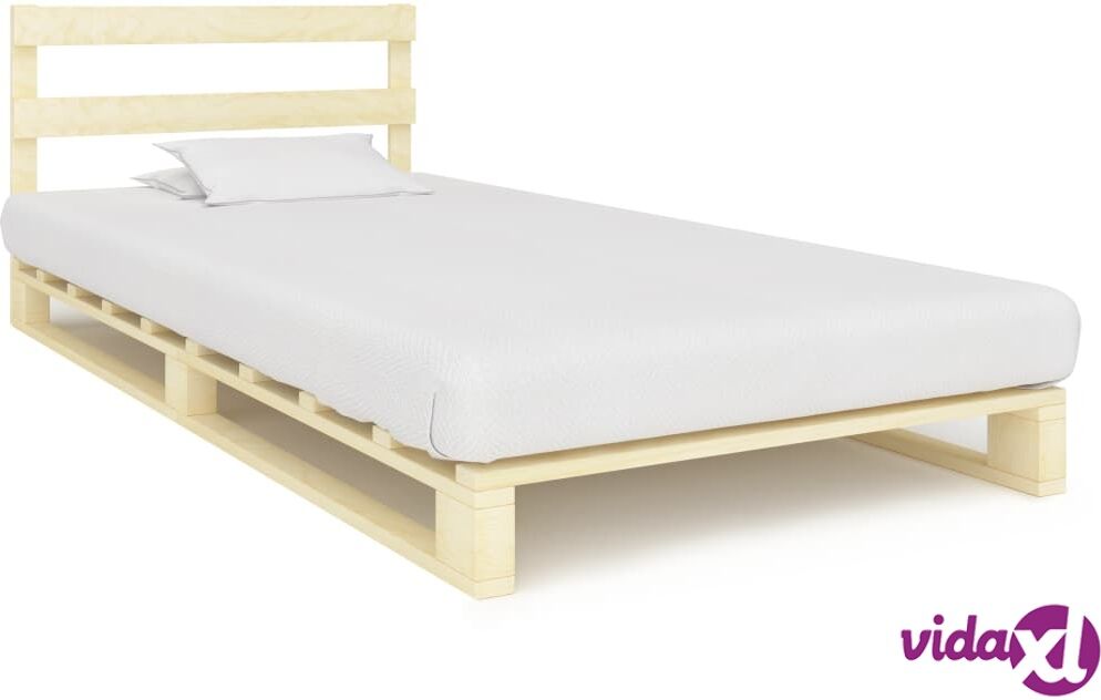 vidaXL Lavasängynrunko täysi mänty 90x200 cm vidaXL Lavasängynrunko täysi mänty 90x200 cm