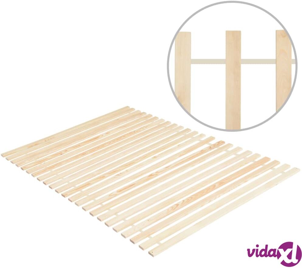 vidaXL Käärittävä sängyn sälepohja 23 sälettä 100x200 cm täysi mänty vidaXL Käärittävä sängyn sälepohja 23 sälettä 100x200 cm täysi mänty