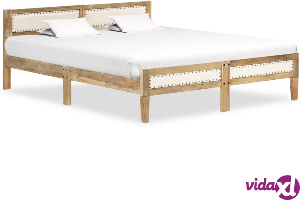vidaXL Sängynrunko täysi mangopuu 160 cm vidaXL Sängynrunko täysi mangopuu 160 cm
