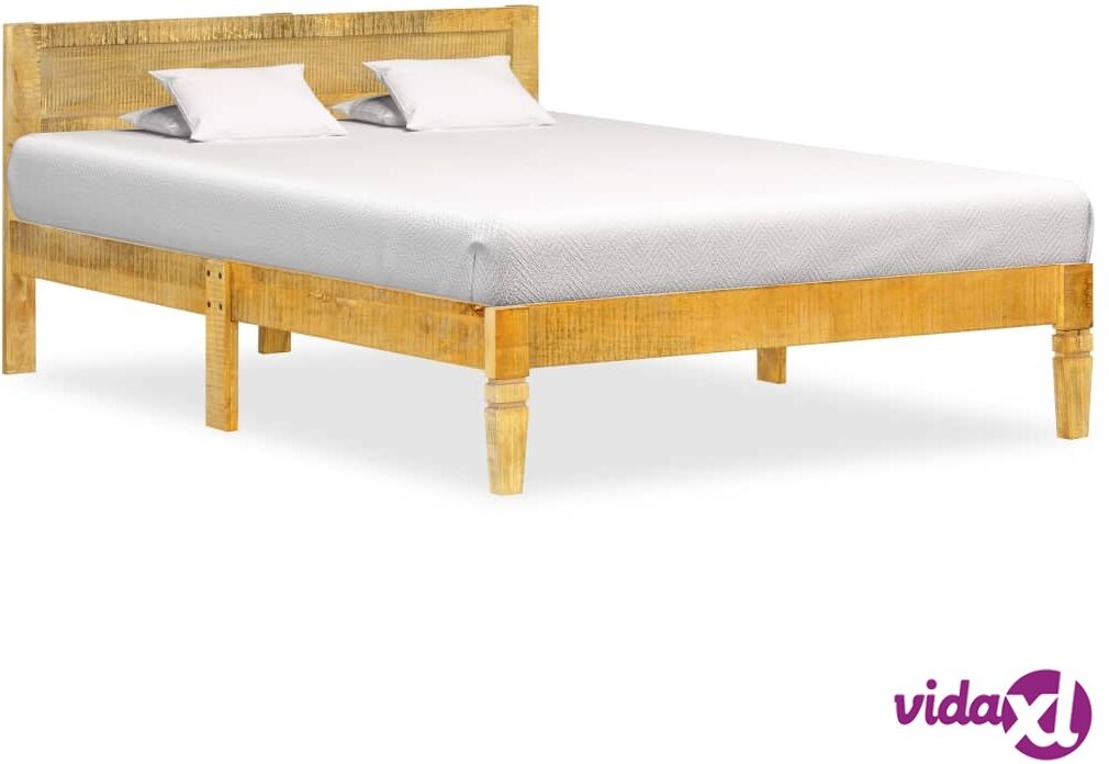 vidaXL Sängynrunko täysi mangopuu 120 cm vidaXL Sängynrunko täysi mangopuu 120 cm