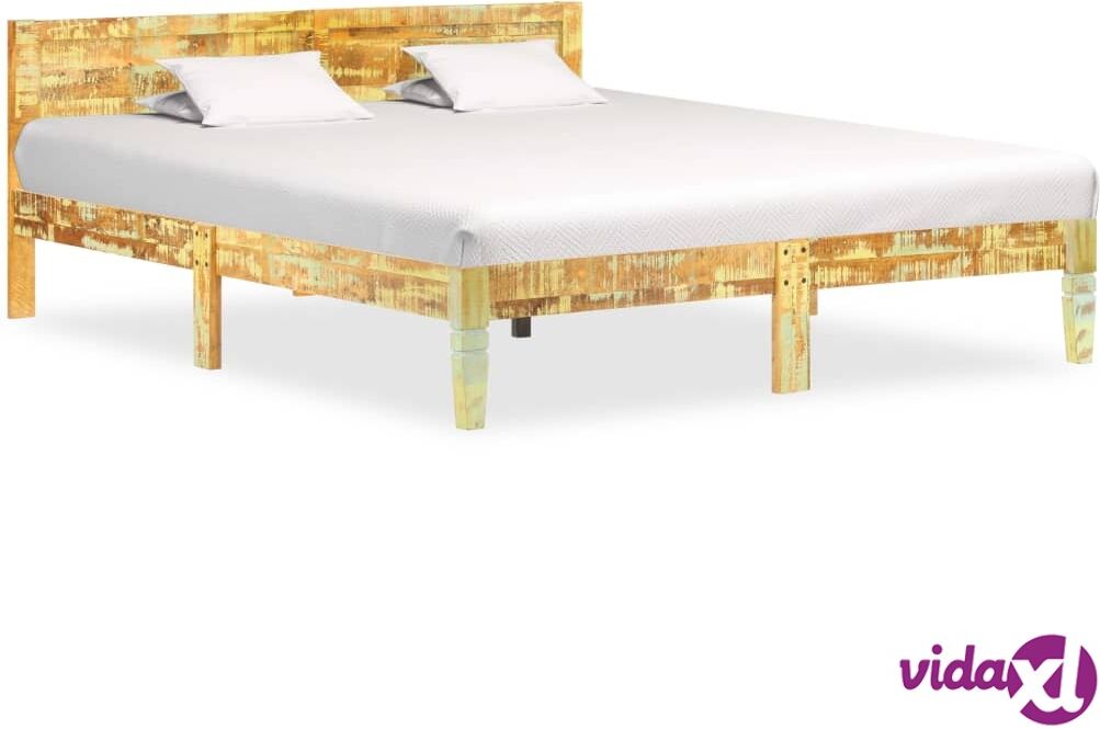 vidaXL Sängynrunko uusiokäytetty puu 160x200 cm vidaXL Sängynrunko uusiokäytetty puu 160x200 cm