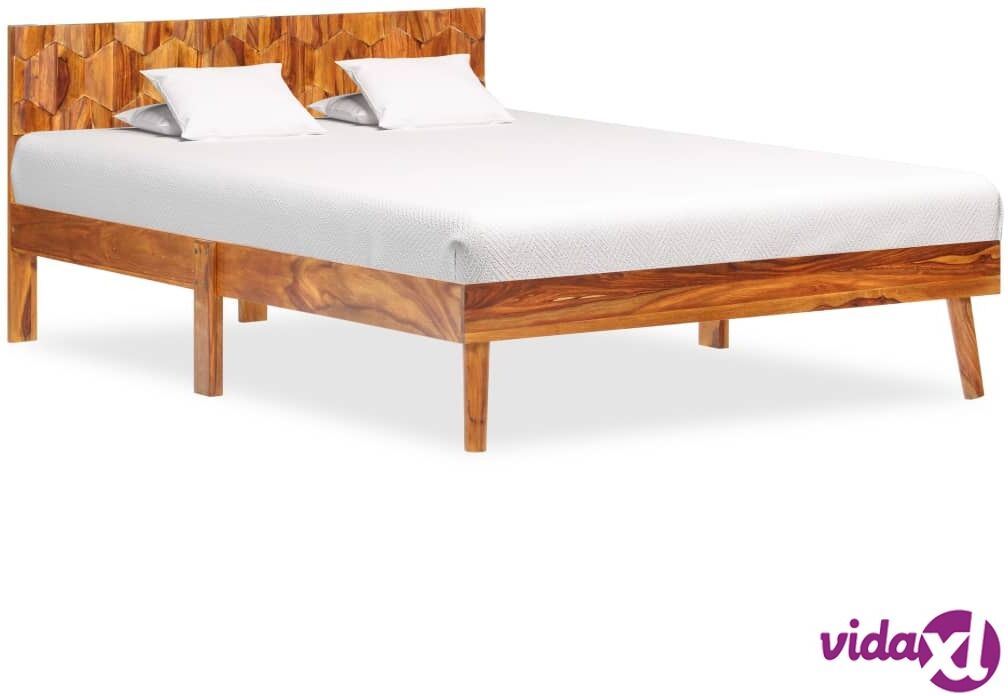 vidaXL Sängynrunko täysi seesampuu 120x200 cm vidaXL Sängynrunko täysi seesampuu 120x200 cm