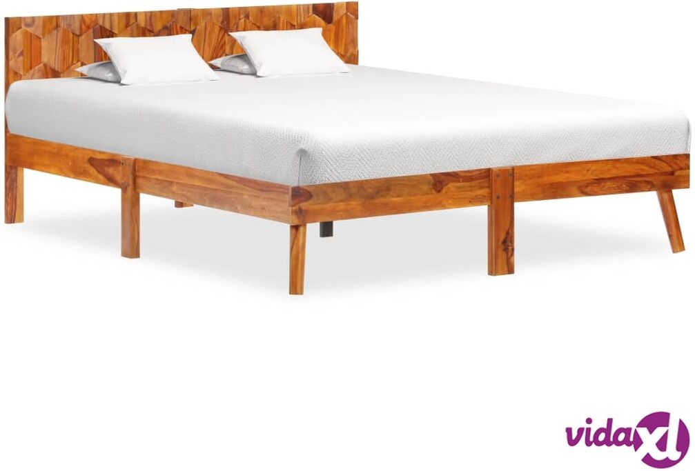 vidaXL Sängynrunko täysi seesampuu 140x200 cm vidaXL Sängynrunko täysi seesampuu 140x200 cm