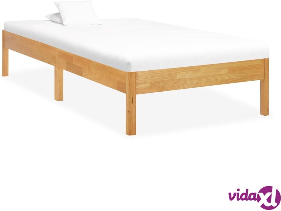 vidaXL Sängynrunko täysi tammi 100x200 cm vidaXL Sängynrunko täysi tammi 100x200 cm