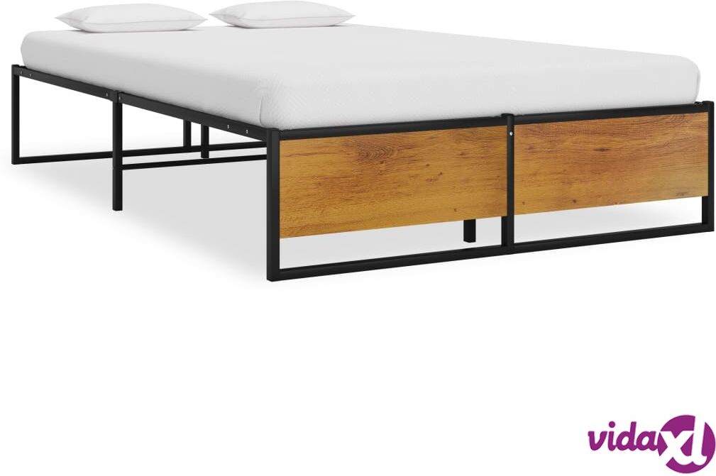 vidaXL Sängynrunko musta metalli 120x200 cm vidaXL Sängynrunko musta metalli 120x200 cm