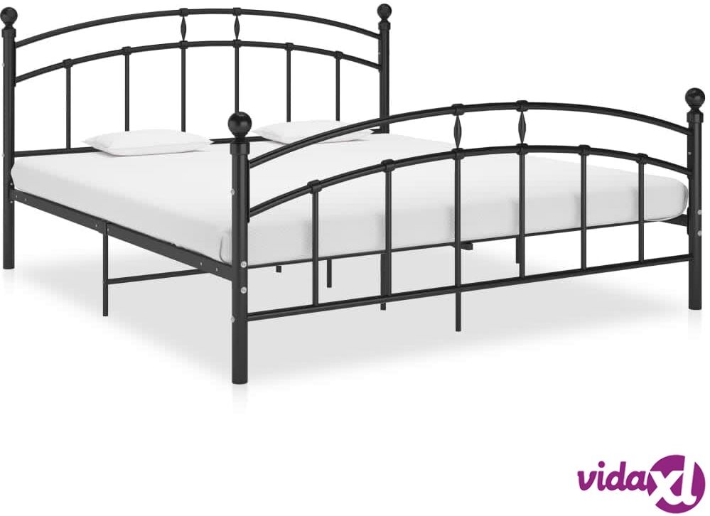 vidaXL Sängynrunko musta metalli 180x200 cm vidaXL Sängynrunko musta metalli 180x200 cm