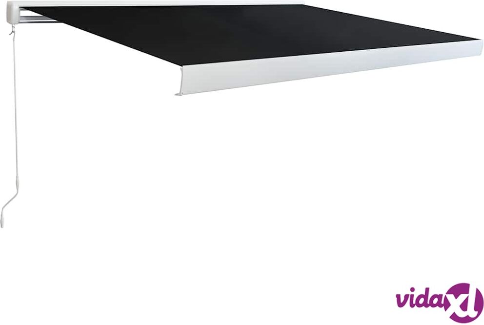 vidaXL Manuaalinen kasettimarkiisi 350 cm Antrasiitti vidaXL Manuaalinen kasettimarkiisi 350 cm Antrasiitti