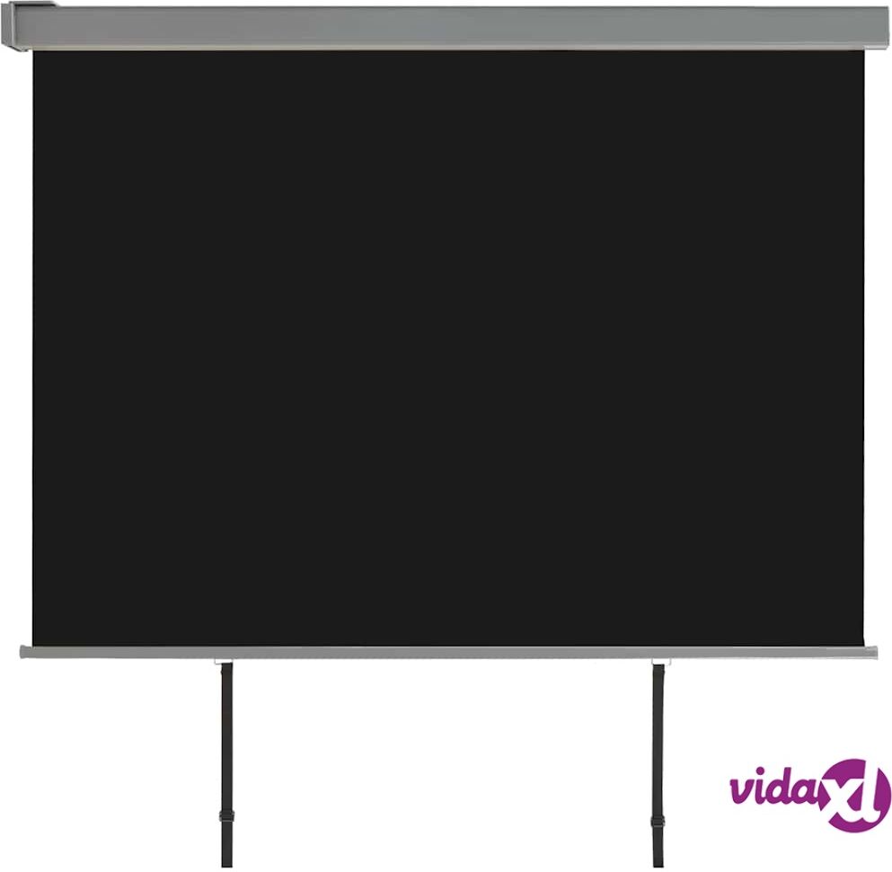 vidaXL Parvekkeen sivumarkiisi monitoimintoinen 180x200 cm musta vidaXL Parvekkeen sivumarkiisi monitoimintoinen 180x200 cm musta