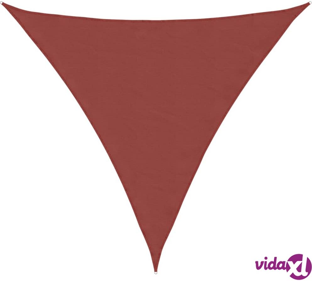 vidaXL Aurinkopurje Oxford-kangas kolmio 3,6x3,6x3,6 m Terrakotta vidaXL Aurinkopurje Oxford-kangas kolmio 3,6x3,6x3,6 m Terrakotta