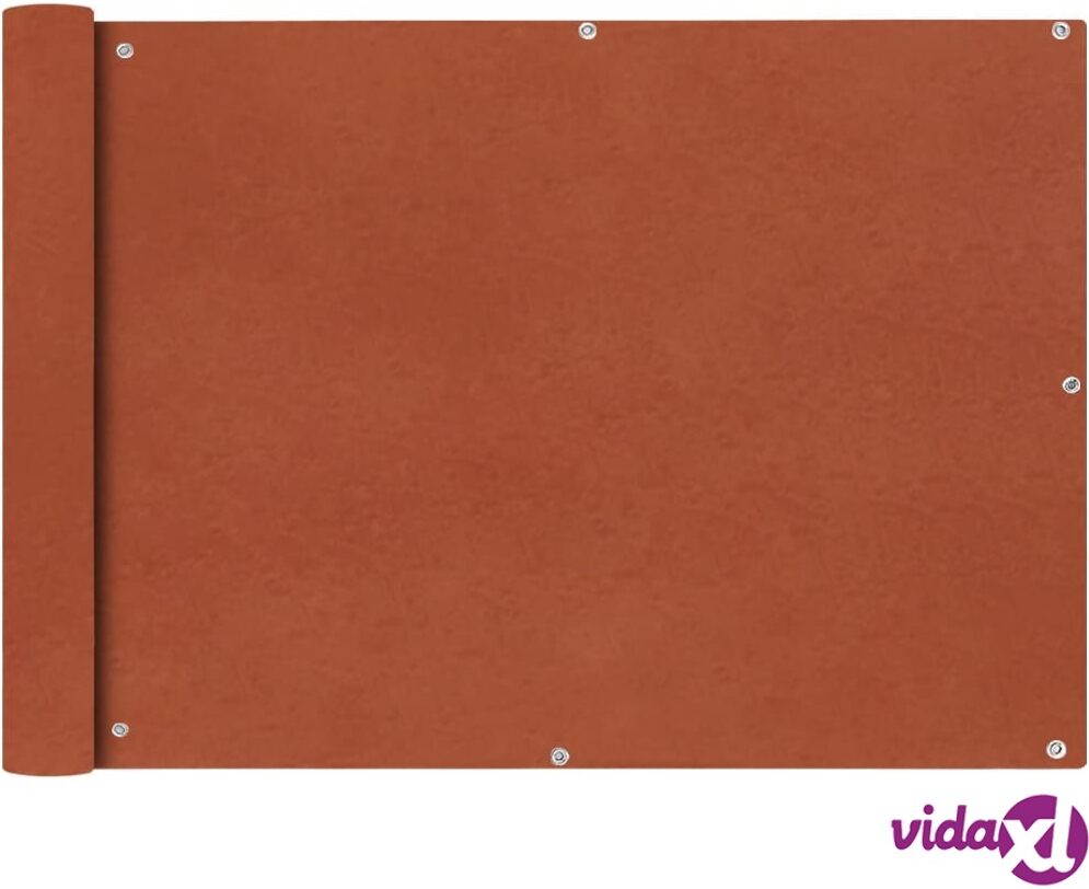vidaXL Parvekkeen suoja Oxford-kangas 75x600 cm Terrakotta vidaXL Parvekkeen suoja Oxford-kangas 75x600 cm Terrakotta