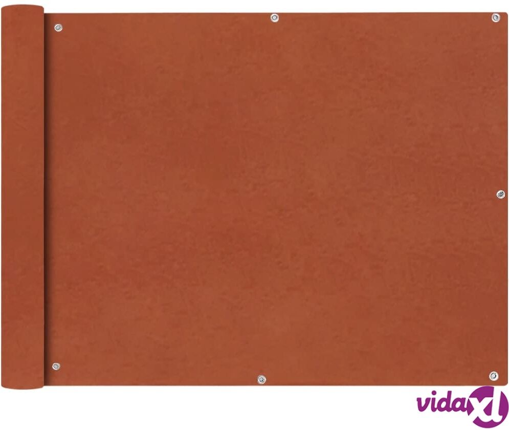 vidaXL Parvekkeen Suoja Oxford Kangas 90x600 cm Terrakotta vidaXL Parvekkeen Suoja Oxford Kangas 90x600 cm Terrakotta