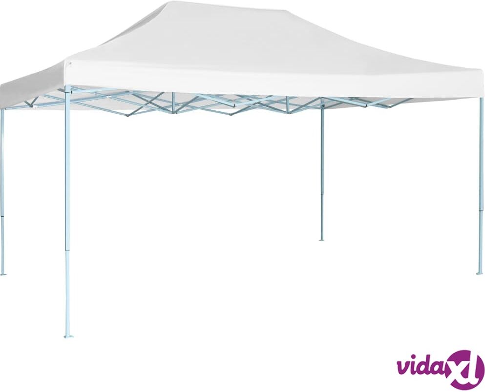 vidaXL Kokoontaitettava juhlateltta 3x4,5 m valkoinen vidaXL Kokoontaitettava juhlateltta 3x4,5 m valkoinen