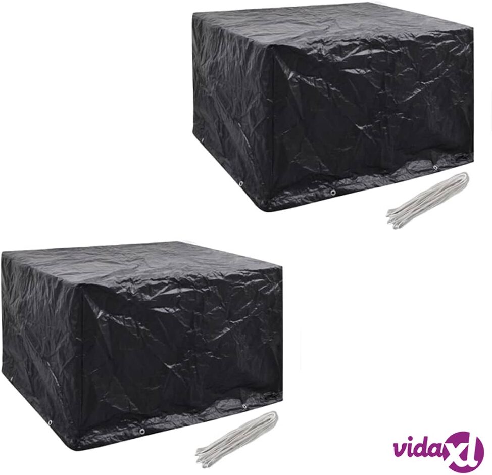 vidaXL Puutarhakalustesuojat 2 kpl 4 hengen 8 purjerengasta 113x113 cm vidaXL Puutarhakalustesuojat 2 kpl 4 hengen 8 purjerengasta 113x113 cm