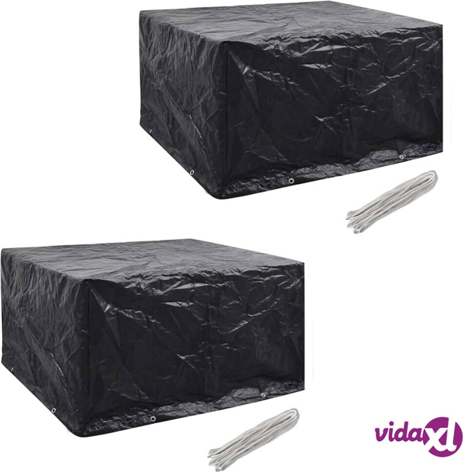 vidaXL Puutarhakalustesuojat 2 kpl 6 hengen 8 purjerengasta 172x113 cm vidaXL Puutarhakalustesuojat 2 kpl 6 hengen 8 purjerengasta 172x113 cm