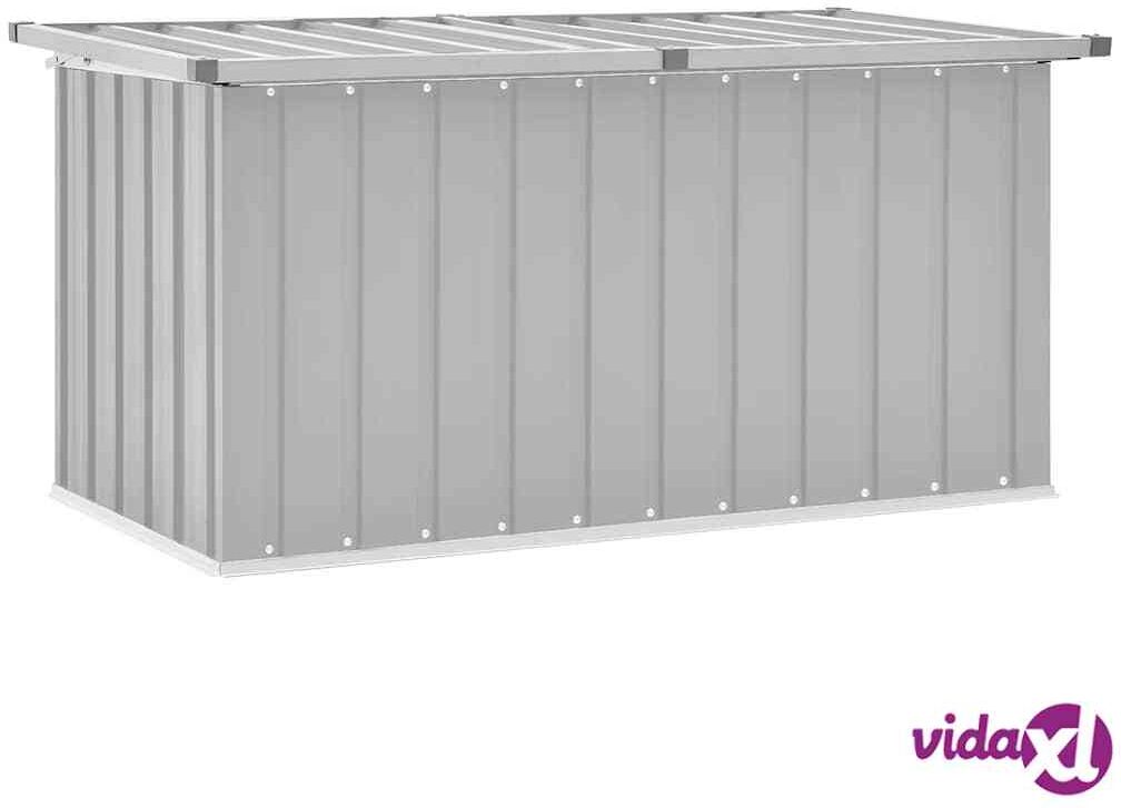 vidaXL Puutarhan varastoarkku harmaa 129x67x65 cm vidaXL Puutarhan varastoarkku harmaa 129x67x65 cm