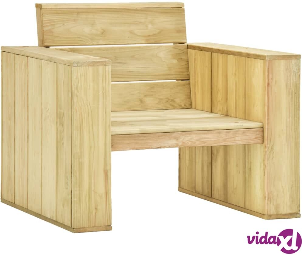 vidaXL Puutarhatuoli 89x76x76 cm kyllästetty mänty vidaXL Puutarhatuoli 89x76x76 cm kyllästetty mänty