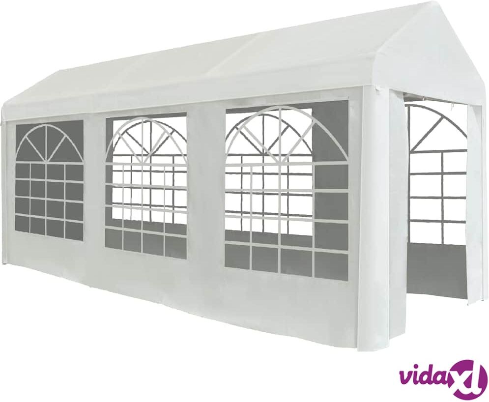 vidaXL Juhlateltta PE 2x5 m valkoinen vidaXL Juhlateltta PE 2x5 m valkoinen