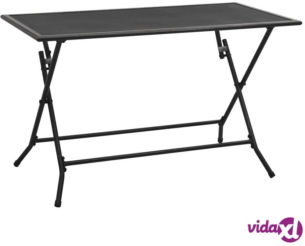 vidaXL Kokoontaittuva verkkopöytä 120x60x72 cm teräs antrasiitti vidaXL Kokoontaittuva verkkopöytä 120x60x72 cm teräs antrasiitti