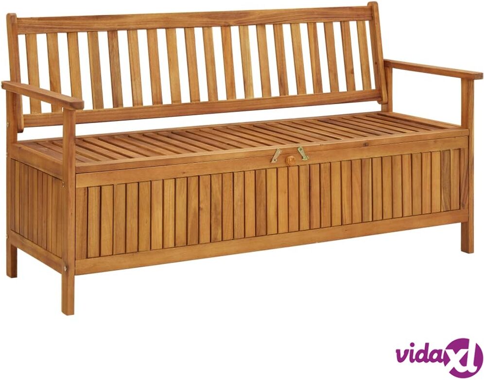 vidaXL Puutarhan säilytyspenkki 148 cm täysi akaasiapuu vidaXL Puutarhan säilytyspenkki 148 cm täysi akaasiapuu