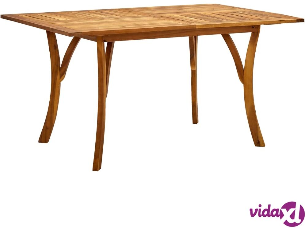 vidaXL Puutarhapöytä 150x90x75 cm täysi akaasiapuu vidaXL Puutarhapöytä 150x90x75 cm täysi akaasiapuu