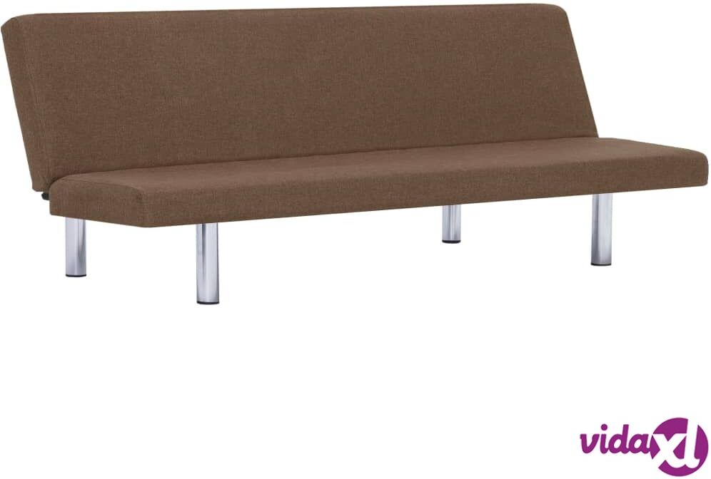 vidaXL Vuodesohva ruskea kangas vidaXL Vuodesohva ruskea kangas