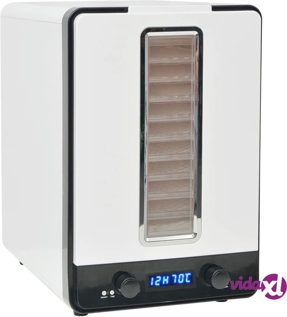 vidaXL Ruokakuivuri 10 Tarjottimella 550 W Valkoinen vidaXL Ruokakuivuri 10 Tarjottimella 550 W Valkoinen