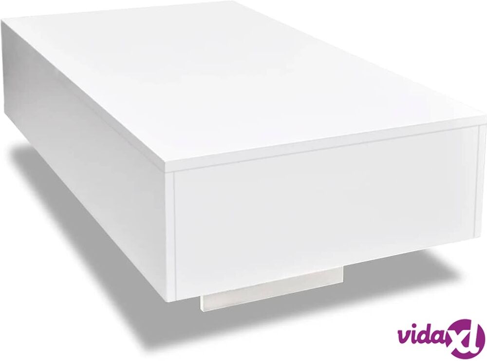 vidaXL Kahvipöytä Korkeakiilto Valkoinen vidaXL Kahvipöytä Korkeakiilto Valkoinen
