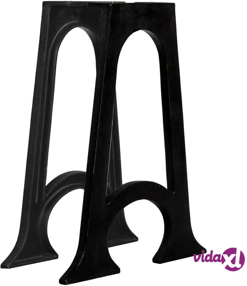 vidaXL Ruokapöydän jalat 2 kpl kaareva A-runko valurauta vidaXL Ruokapöydän jalat 2 kpl kaareva A-runko valurauta