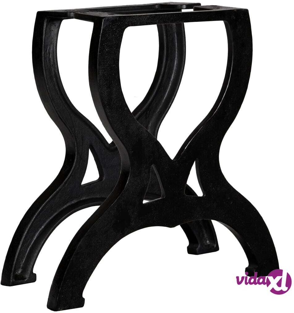 vidaXL Sohvapöydän jalat 2 kpl X-muoto valurauta vidaXL Sohvapöydän jalat 2 kpl X-muoto valurauta