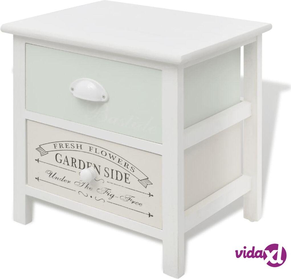 vidaXL Ranskalaistyylinen yöpöytä puu vidaXL Ranskalaistyylinen yöpöytä puu