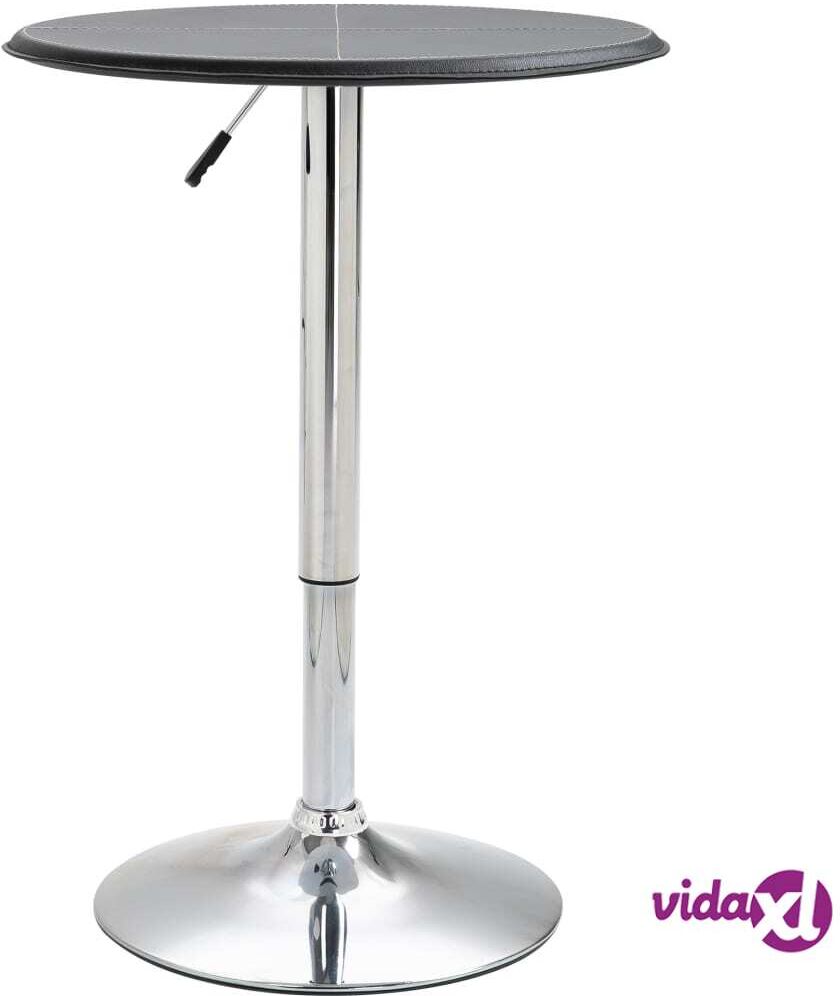 vidaXL Baaripöytä musta Ø60 cm MDF vidaXL Baaripöytä musta Ø60 cm MDF