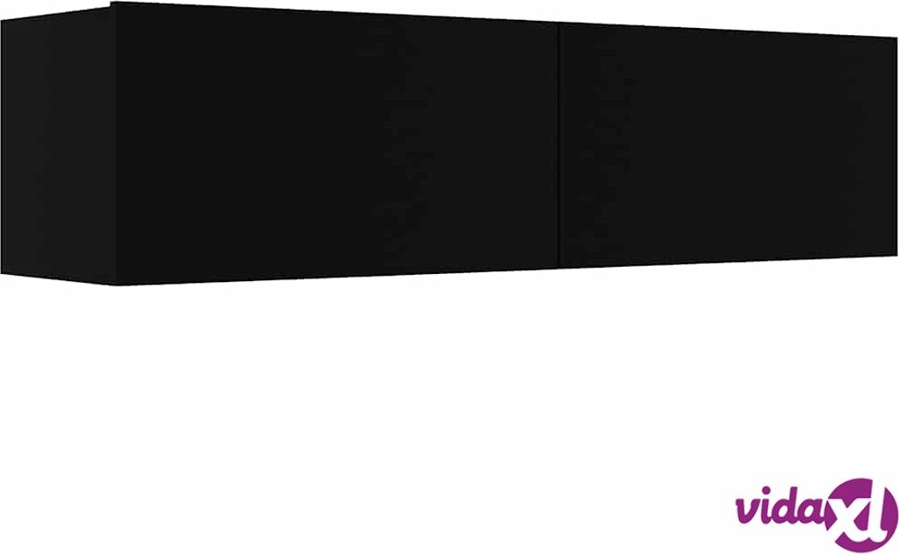 vidaXL TV-taso musta 120x30x30 cm lastulevy vidaXL TV-taso musta 120x30x30 cm lastulevy