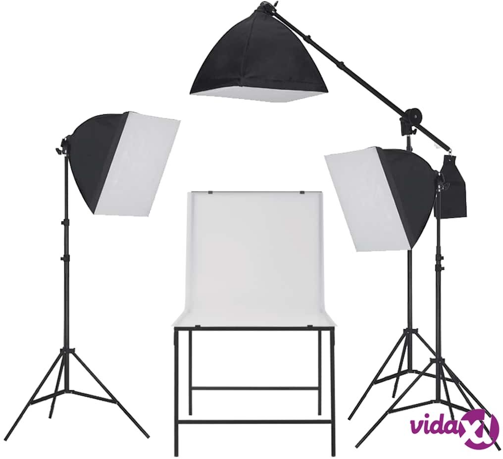 vidaXL Valokuvastudio Softbox Valosarja Kuvauspöydällä vidaXL Valokuvastudio Softbox Valosarja Kuvauspöydällä