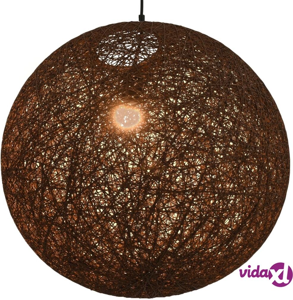 vidaXL Roikkuva lamppu ruskea pallo 55 cm E27 vidaXL Roikkuva lamppu ruskea pallo 55 cm E27