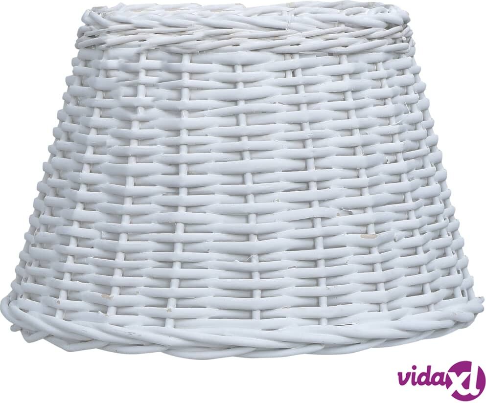 vidaXL Lampunvarjostin paju 40x26 cm valkoinen vidaXL Lampunvarjostin paju 40x26 cm valkoinen