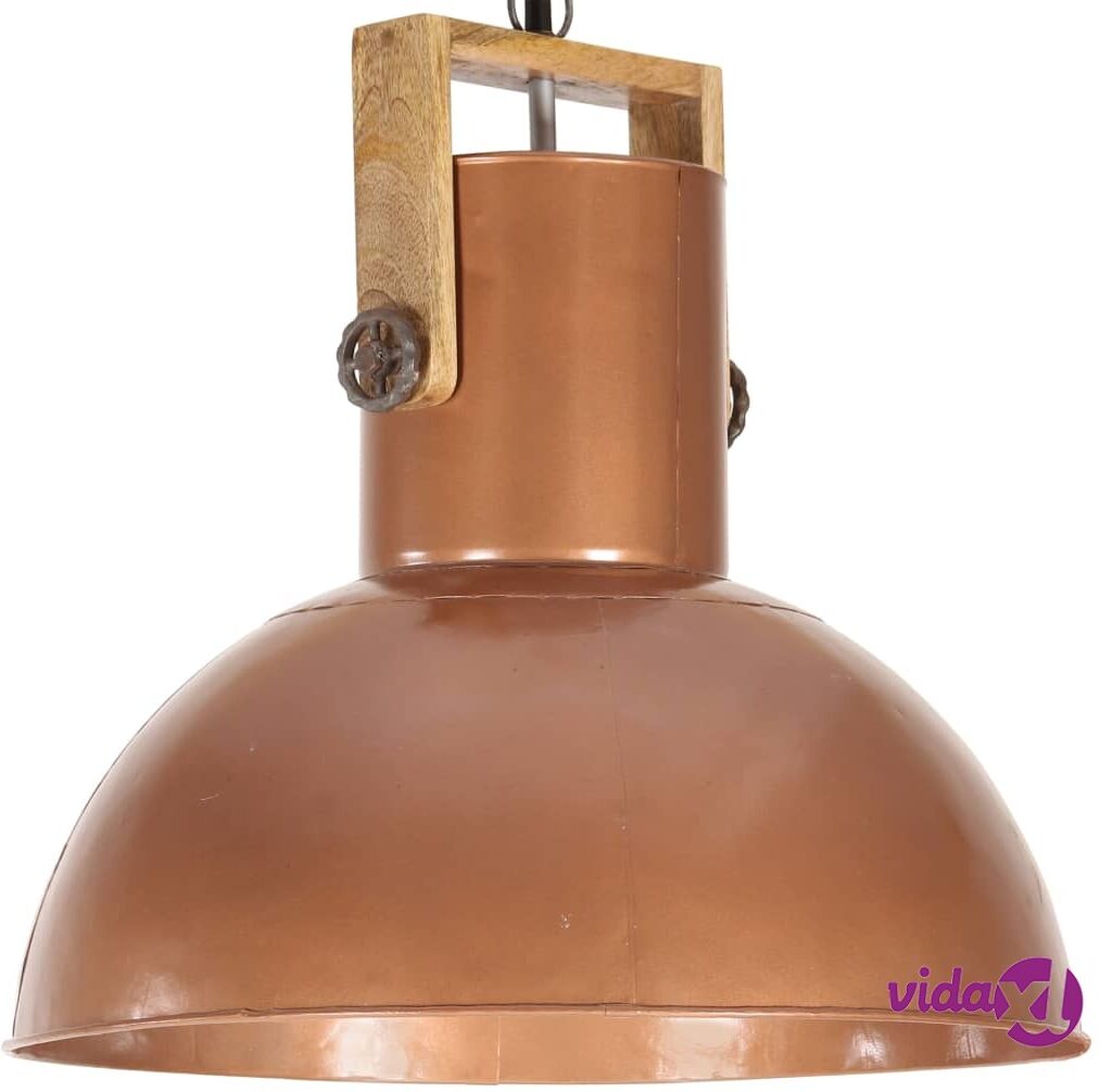 vidaXL Teollistyylinen riippuvalaisin 25W kupari pyöreä mango 52cm E27 vidaXL Teollistyylinen riippuvalaisin 25W kupari pyöreä mango 52cm E27