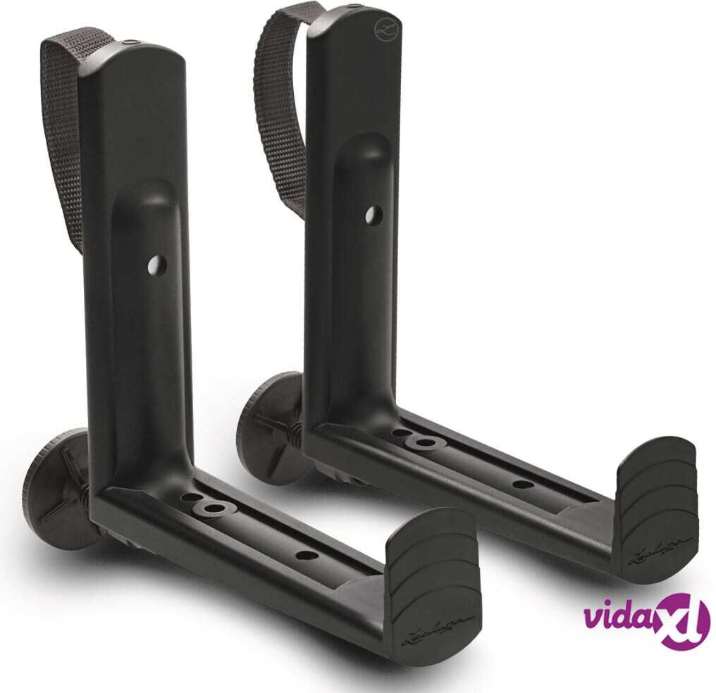 LECHUZA Parvekkeen kukkalaatikon telineet musta 19033 LECHUZA Parvekkeen kukkalaatikon telineet musta 19033