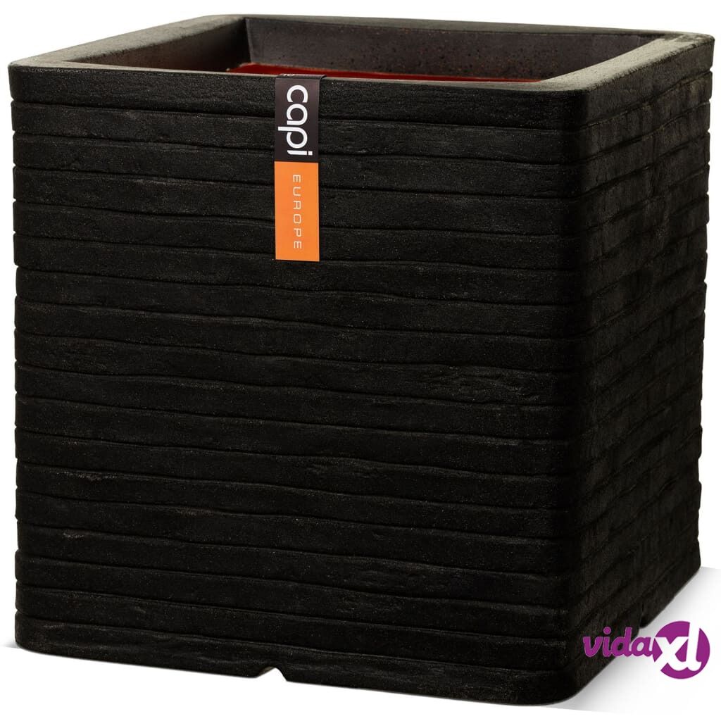 Capi Kukkalaatikko Nature Row neliö 30x30 cm musta KBLRO902 Capi Kukkalaatikko Nature Row neliö 30x30 cm musta KBLRO902