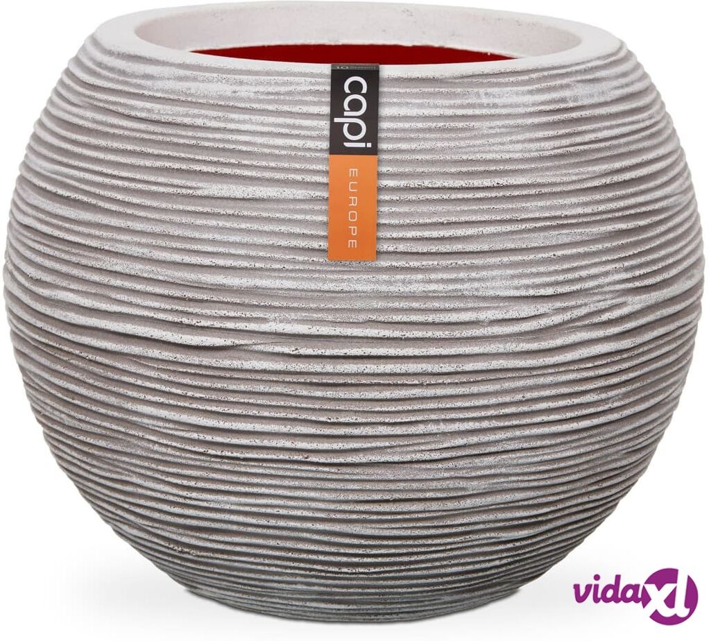 Capi Vaasi kukkalaatikko Nature Rib 40x32 cm norsunluu Capi Vaasi kukkalaatikko Nature Rib 40x32 cm norsunluu