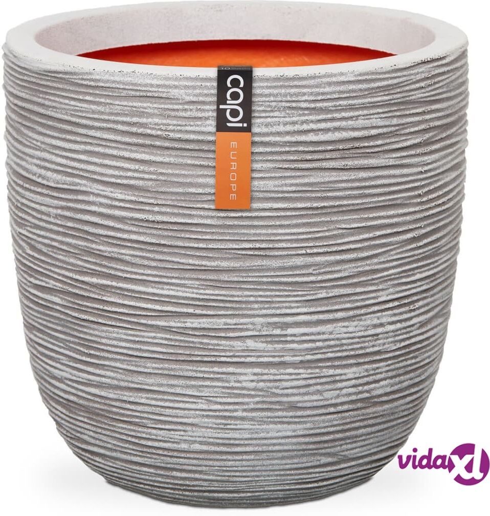 Capi Munanmuotoinen kukkalaatikko Nature Rib 43x41cm norsunluu KOFI933 Capi Munanmuotoinen kukkalaatikko Nature Rib 43x41cm norsunluu KOFI933