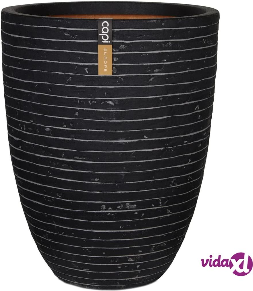 Capi Vaasi kukkalaatikko Nature Row matala 36x47 cm antrasiitti Capi Vaasi kukkalaatikko Nature Row matala 36x47 cm antrasiitti